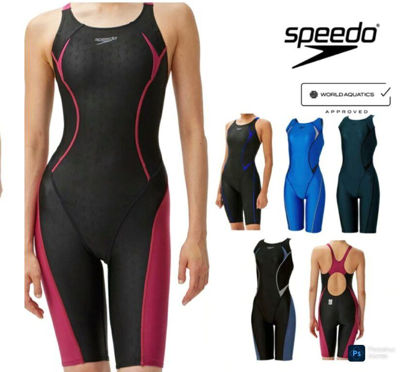 スピード　SPEEDO 　レディース競泳水着　練習用水着　ワイルドチェリー　M