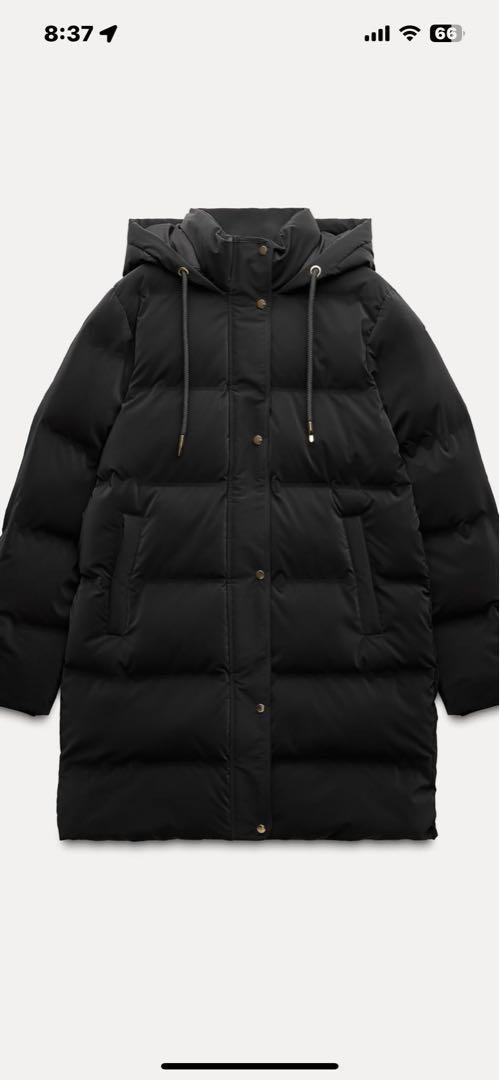 今シーズンZARA♪ほぼ新品 フード付きアノラックジャケット