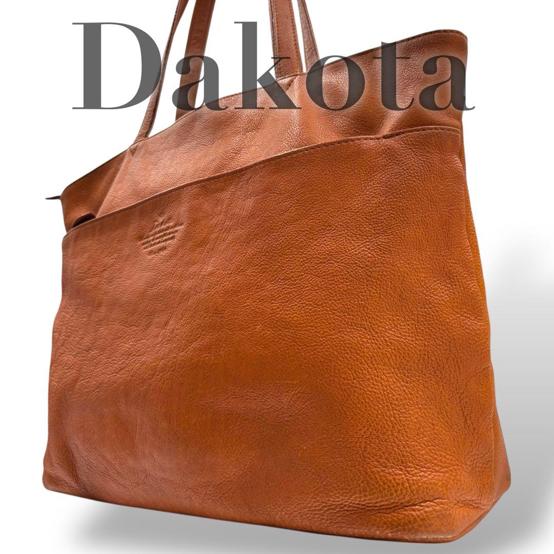 Dakota ダコタ　トートバッグ　肩掛け　キャメル ダコタ Dakota ダコタ トートバッグ レディース レザー 本革