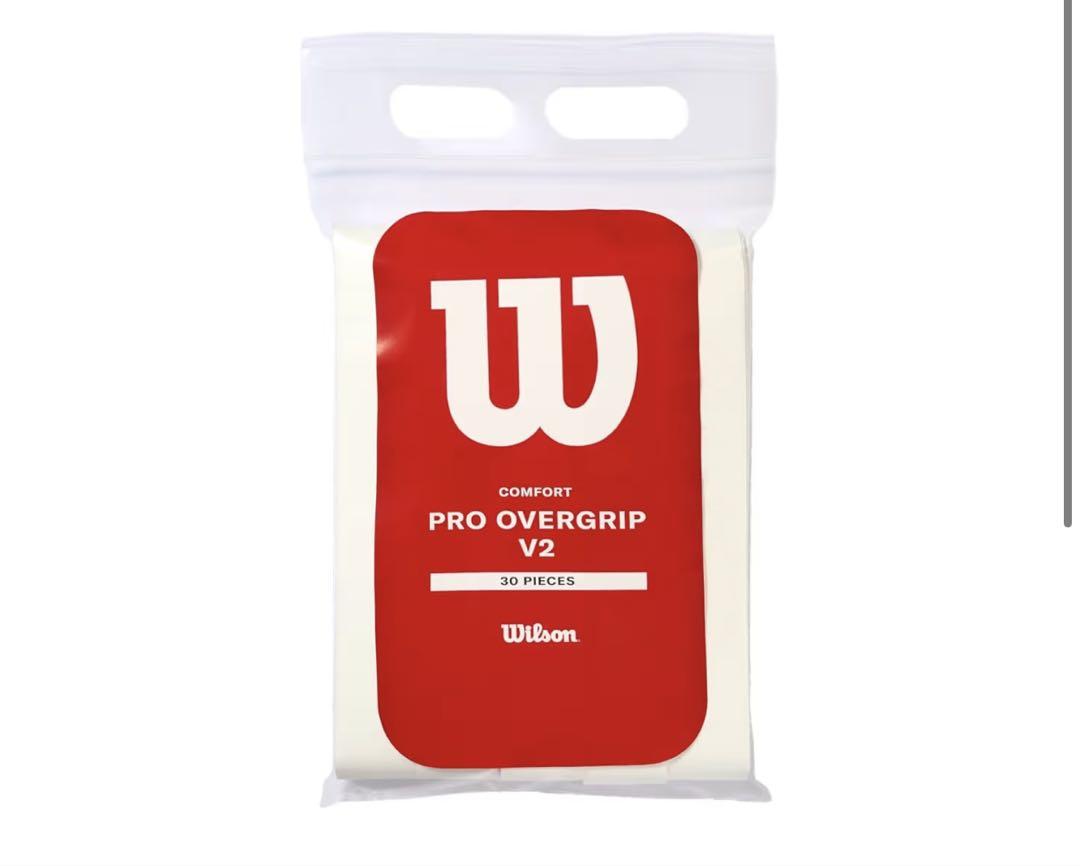 Wilson PRO OVERGRIP V2 ホワイト 30個入り