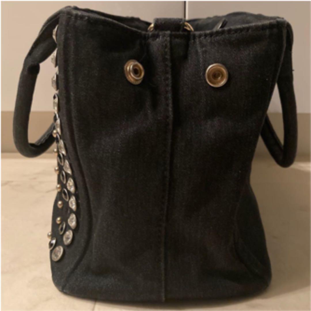 高品質得価 PRADA スタッズ デニム トート CrE1U-m72739924791 プラダ カナパ ビジュー 定番本物保証