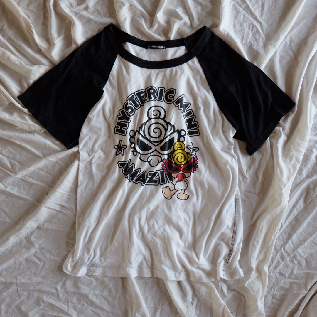 ヒスミニ HYSTERIC MINI Tシャツ y2k グランジ ラグラン 平成