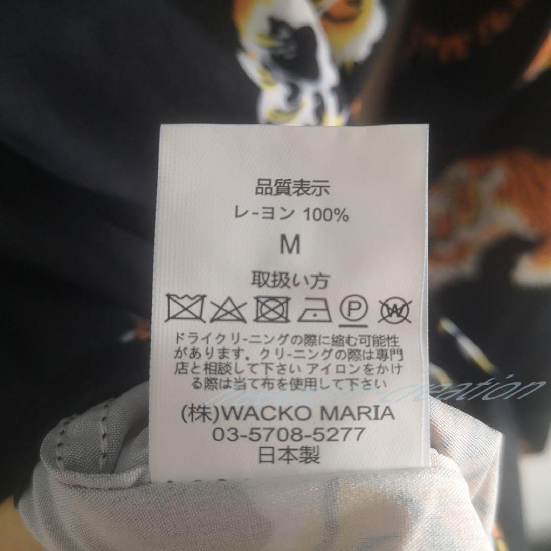 ワコマリア ティム リーハイ シャツ Mサイズ ブラック