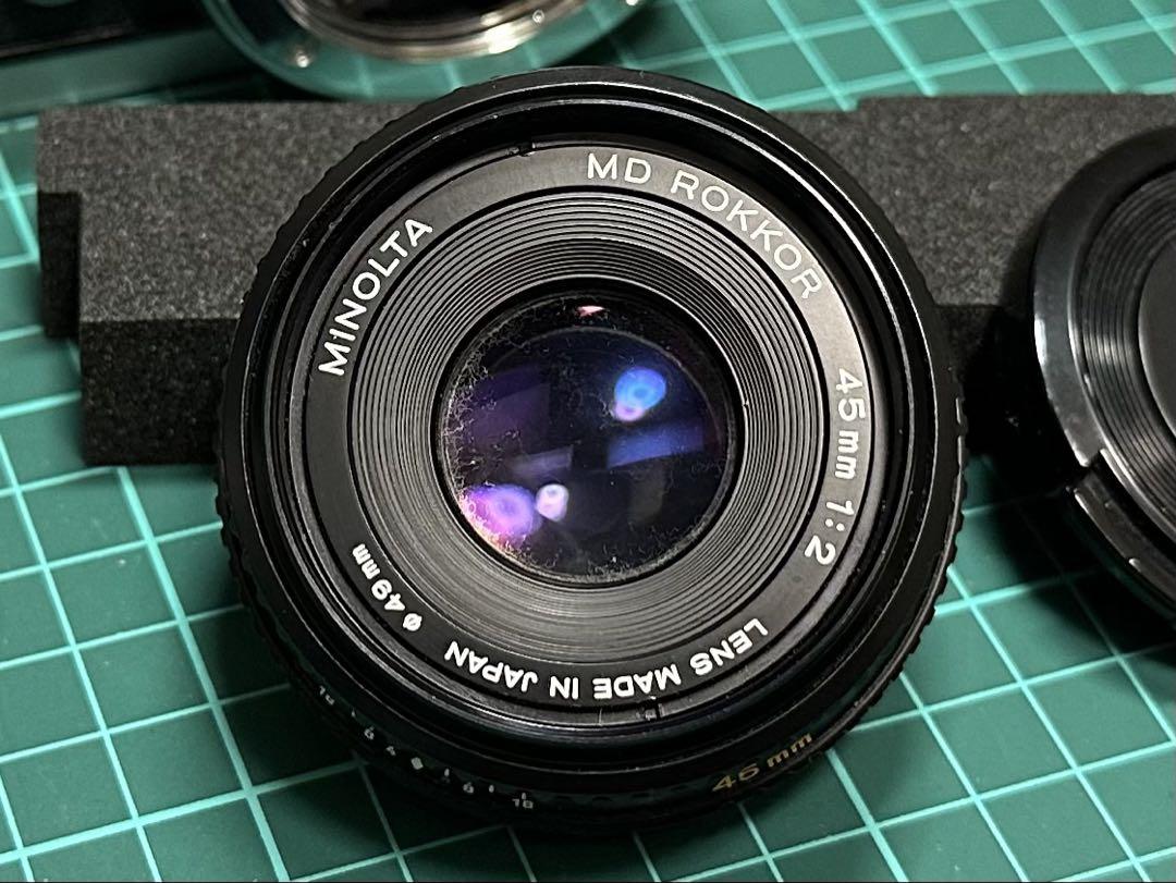 〖希少〗Minolta MD ROKKOR 45mm F2