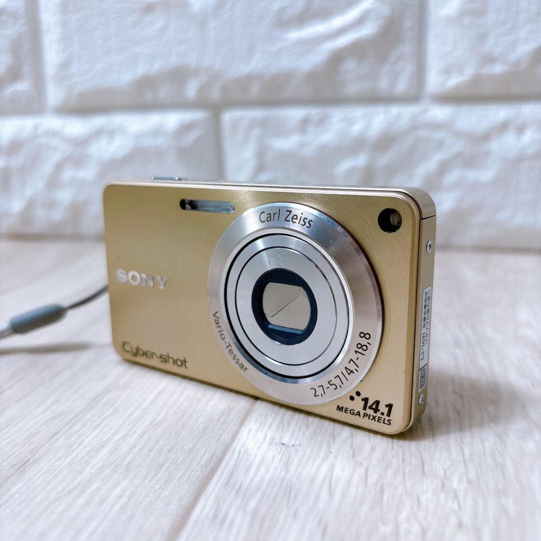 SONY サイバーショット DSC-W350 ゴールド コンパクトデジタルカメラ