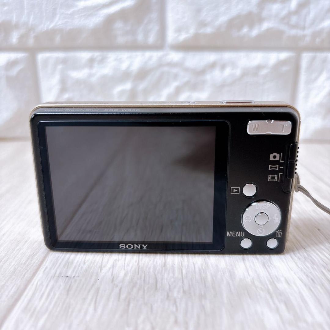 SONY サイバーショット DSC-W350 ゴールド コンパクトデジタルカメラ