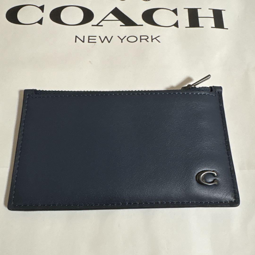 COACH コーチ コインケース　ネイビー COACH コーチ コインケース カードケース ネイビー 未使用品