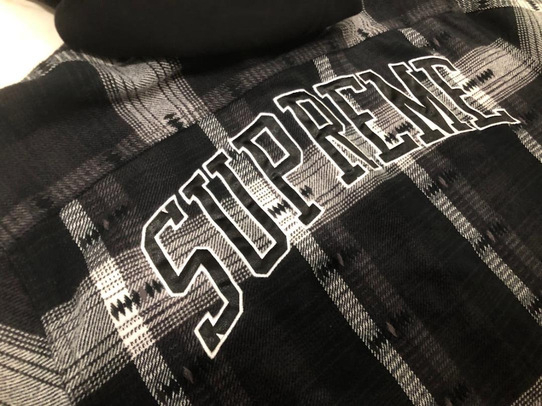 格安2022 Supreme シュプリーム フードネルシャツ L whOqZ-m72748113747 得価高品質