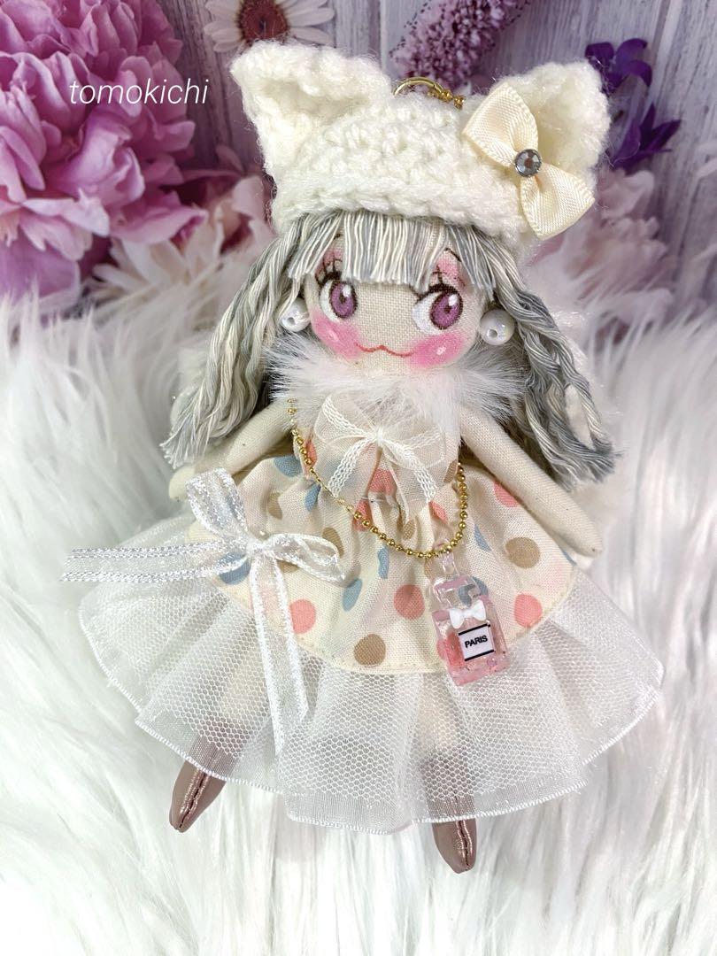 くみっきーさん専用 クマ耳帽子 ドールチャーム ハンドメイド