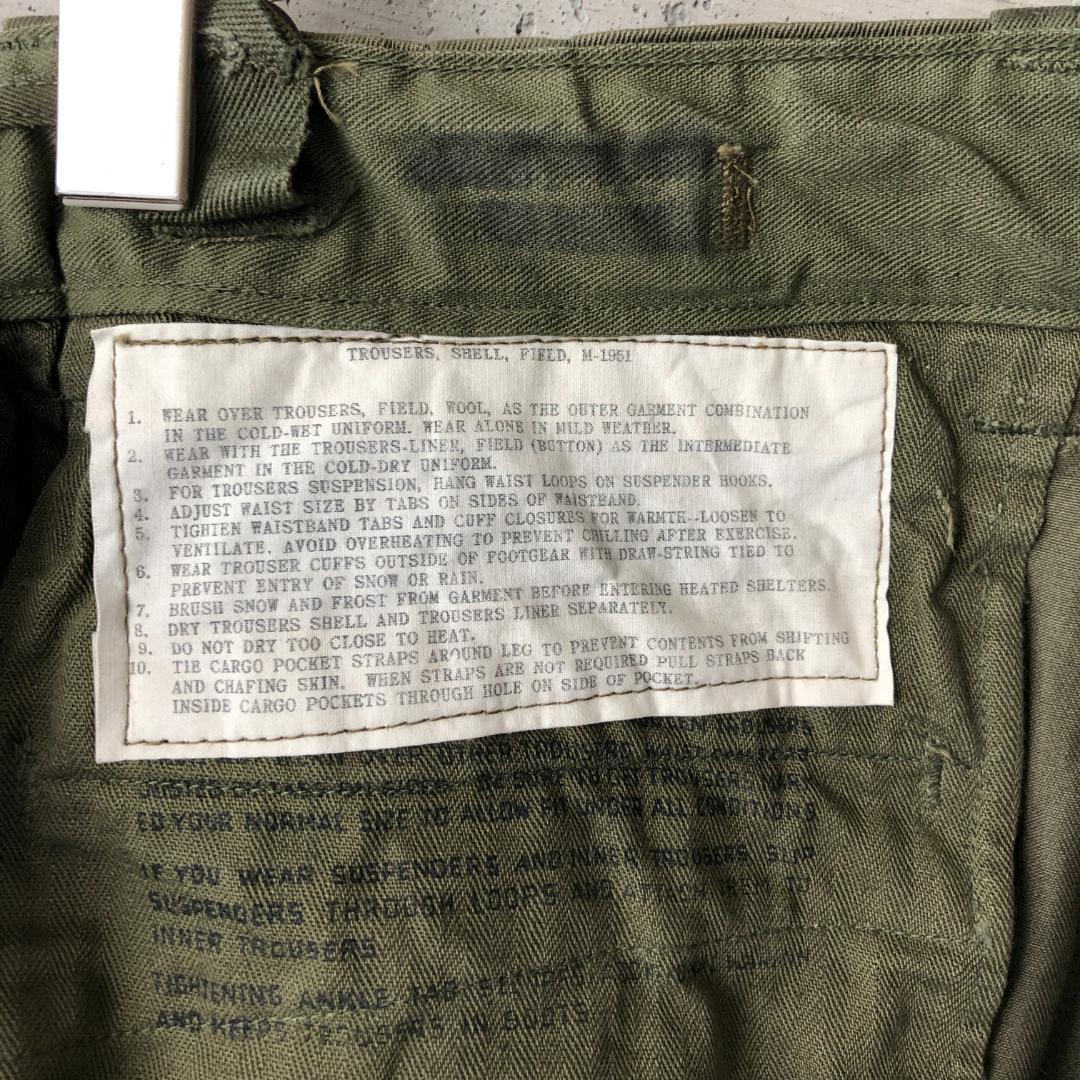KU156 本物 US ARMY アメリカ軍 カーゴパンツ M51 ミリタリー