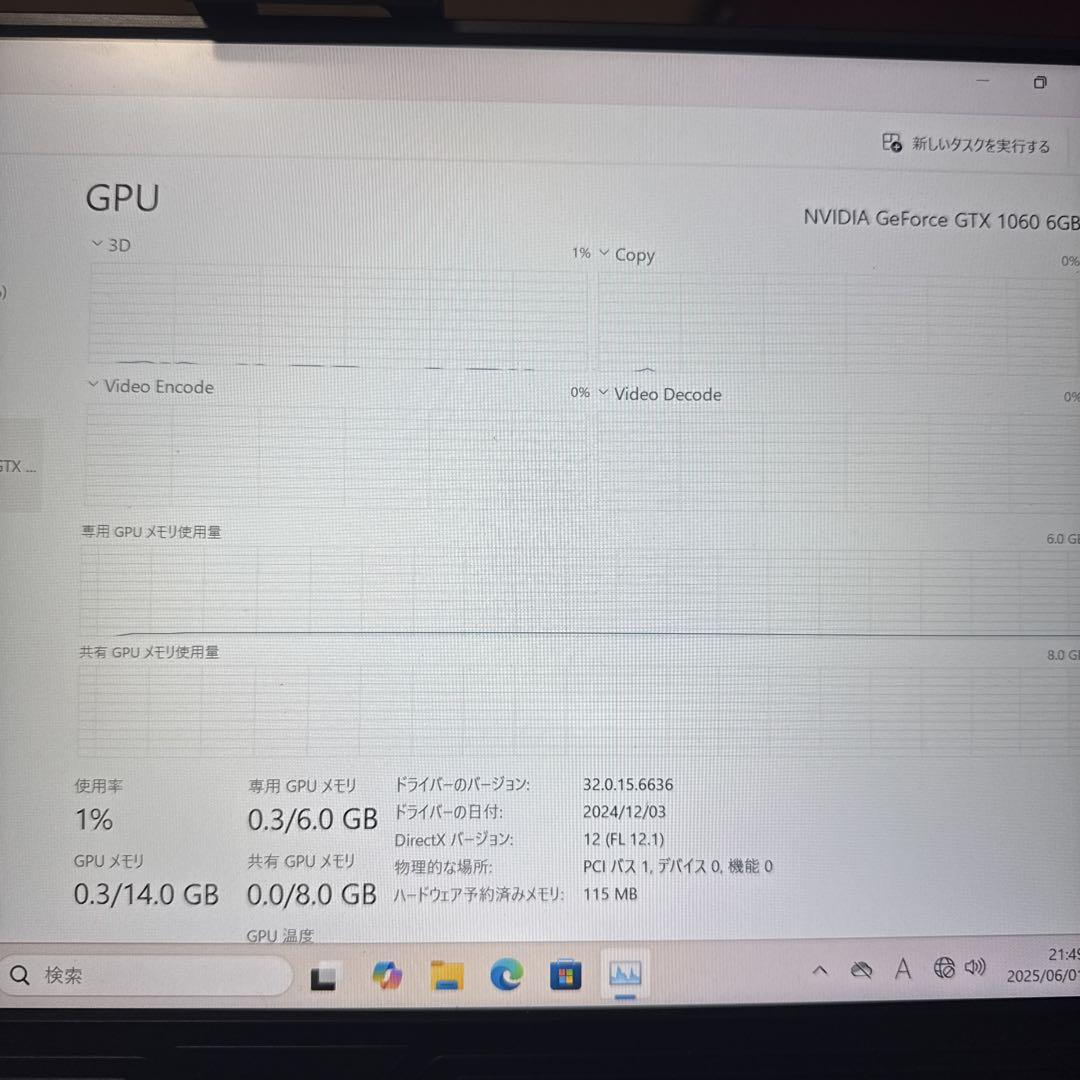 グラフィックボード・グラボ・ビデオカード MSI GeForce GTX 1060 AERO ITX 6G OC