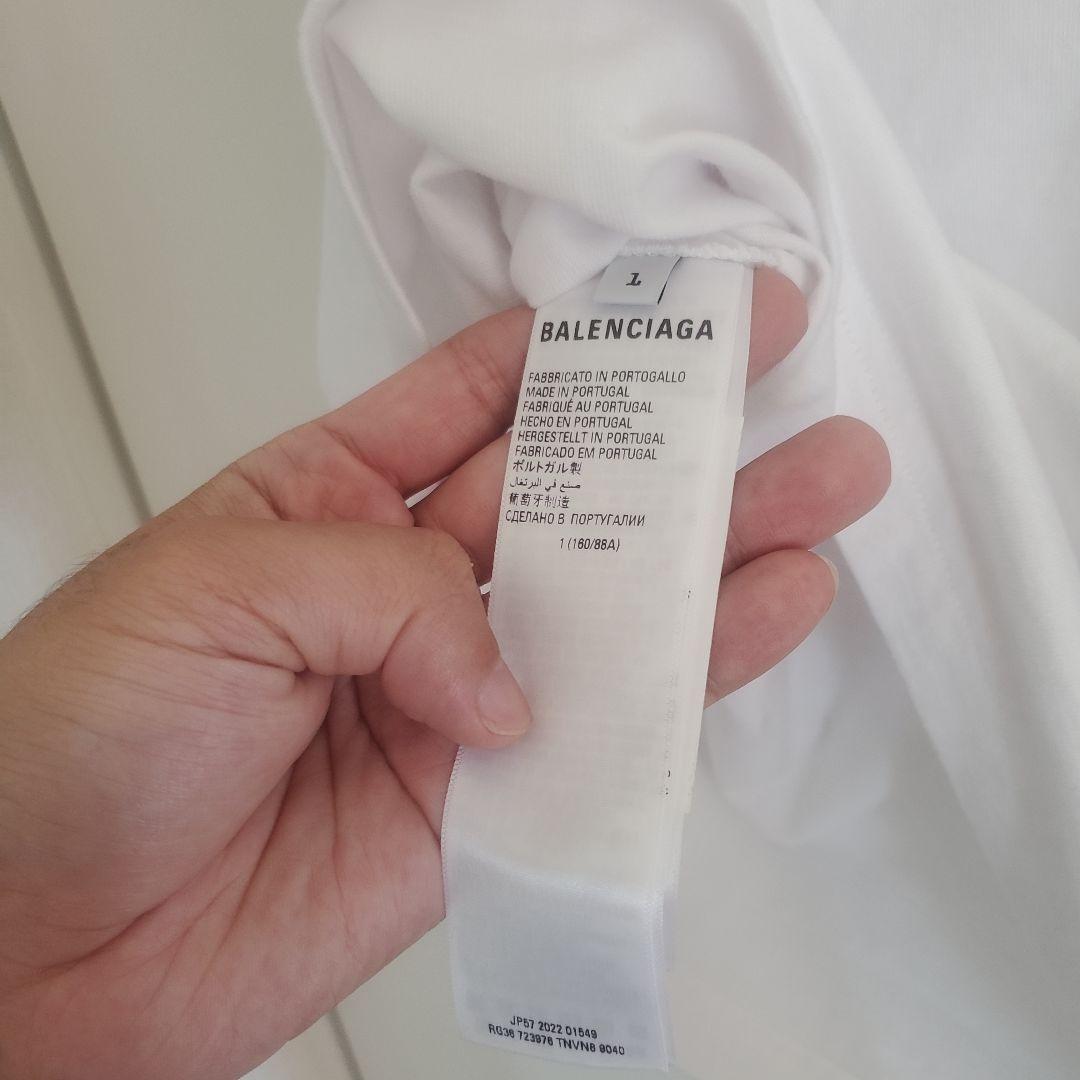 完全正規品Balenciaga x Adidas コラボ Tシャツ 白サイズ1 画像5
