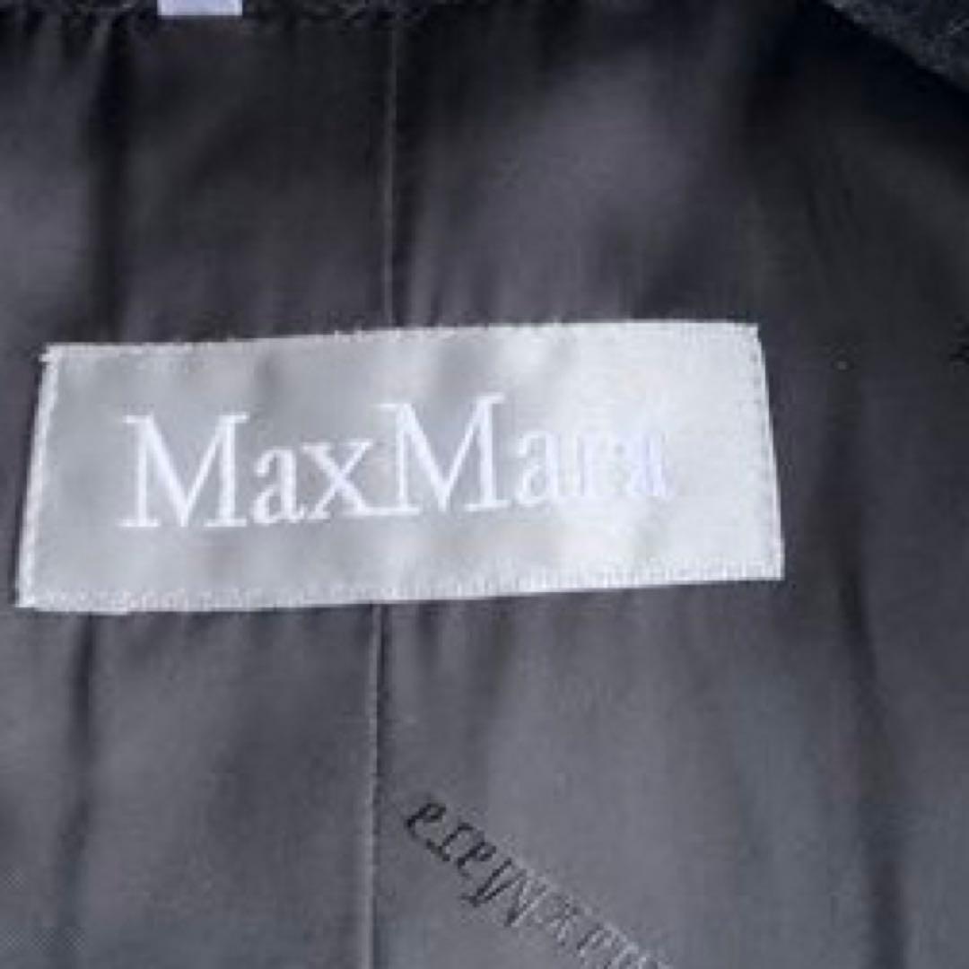 MaxMara 銀タグ テディベアコート ダブルボタン アルパカ ブラック 40