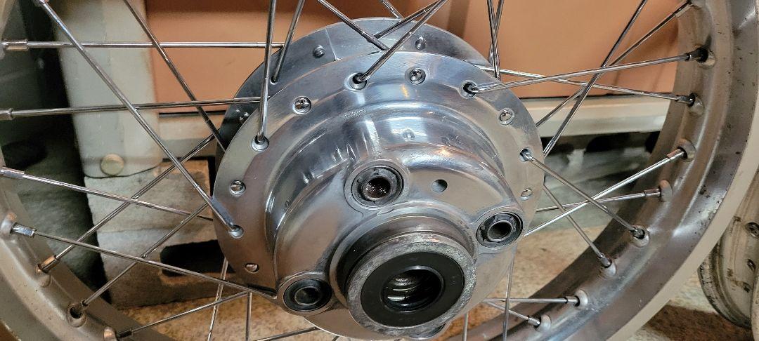 CB250T ホイール前後 バブ