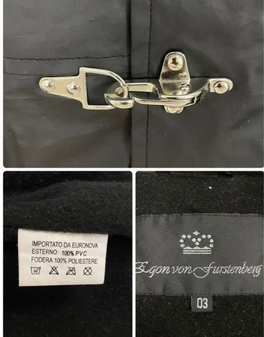 希少EURO古着　VINTAGE PVC素材　ファイヤーマンジャケット　消防服 PVC素材