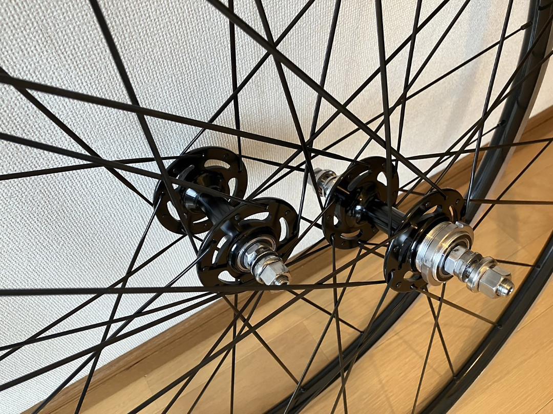 最も完璧な 新品 ピスト ホイール 前後セット ノバテック トラック 競技 TT パーツ