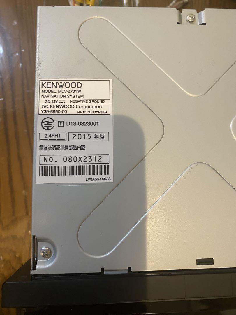 KENWOOD MDV-Z701Wナビゲーションシステム