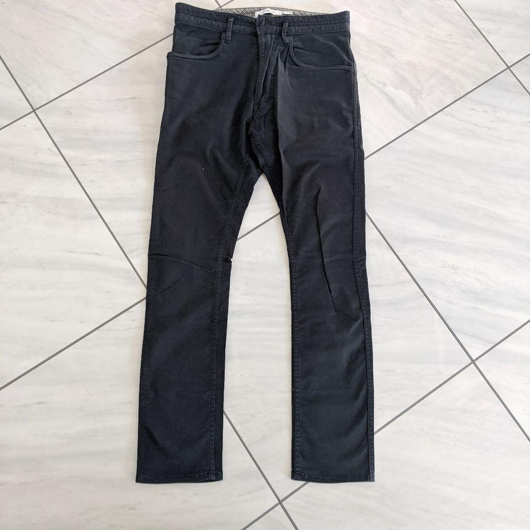 ノンネイティブnonnative黒ブラックストレッチスリムパンツグレン