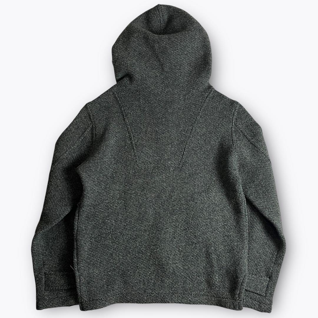 【美品】RRL GLEN HOOD JACKET ウール ハーフジップ パーカー