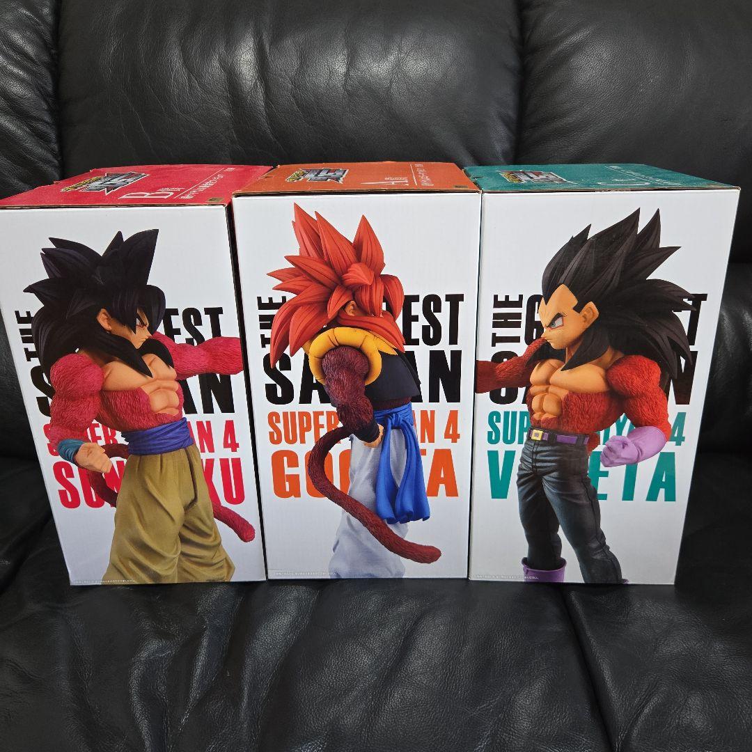 一番くじドラゴンボールTHEGREATESTSAIYAN ABC賞セット開封品