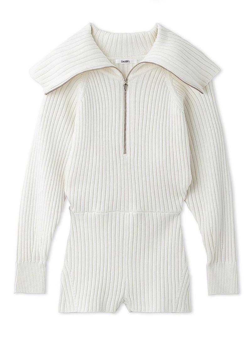 SNIDEL Sustainableニットロンパース