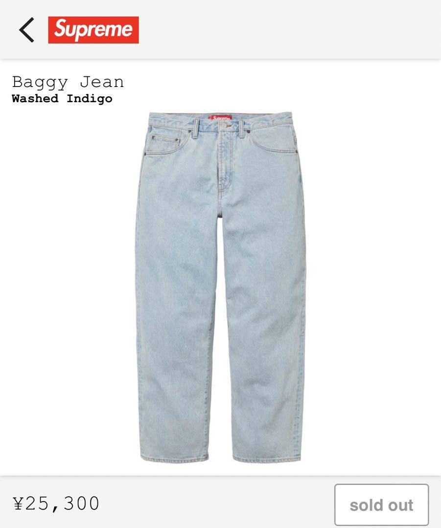 サイズは34になりますsupreme2024ss BAGGY JEANS