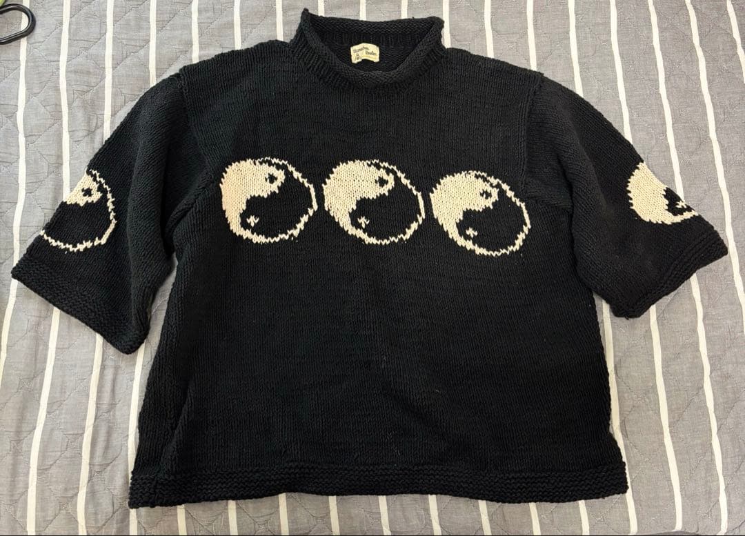 【松村北斗着用】mcmachan woolen ニット 厚手 ブラック