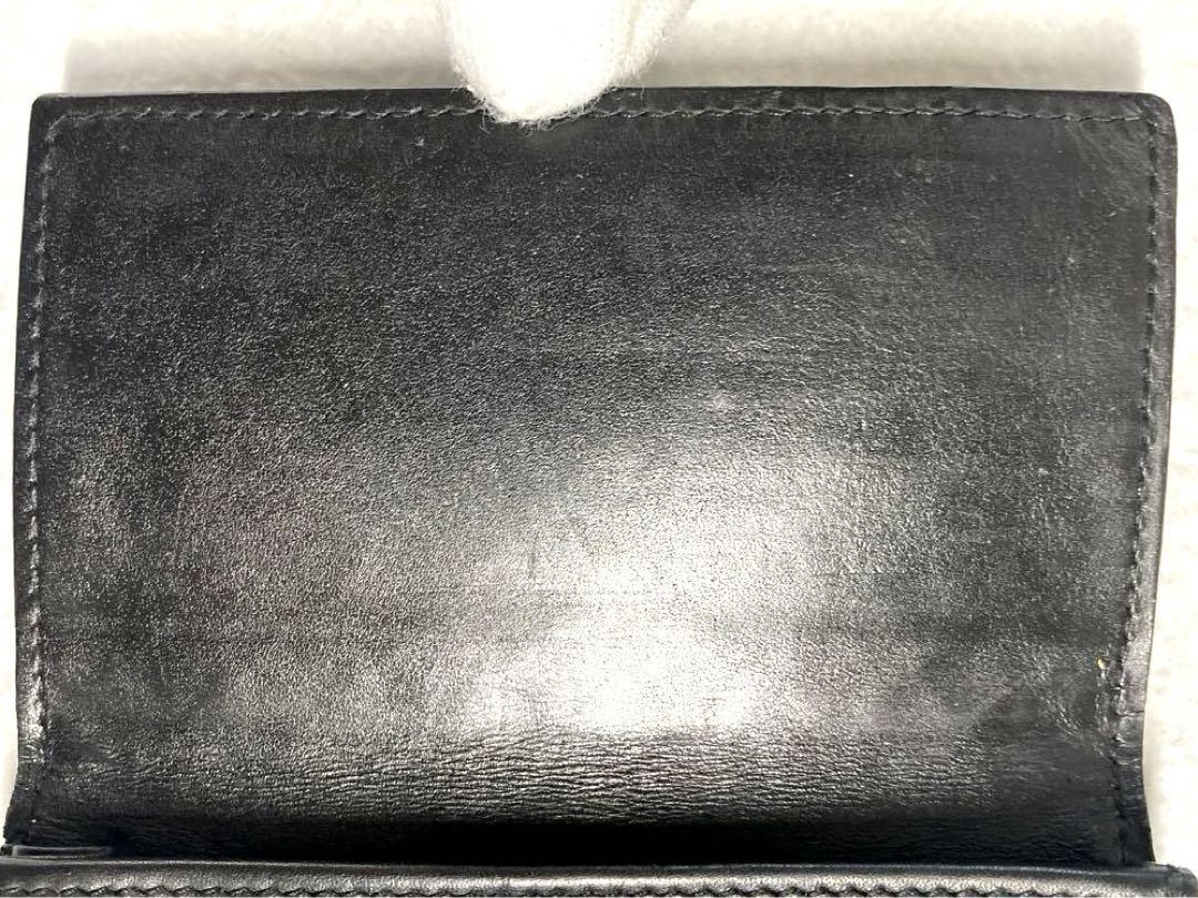 ボッテガヴェネタ　イントレチャート　カードケース　名刺入れ　ブラックケース