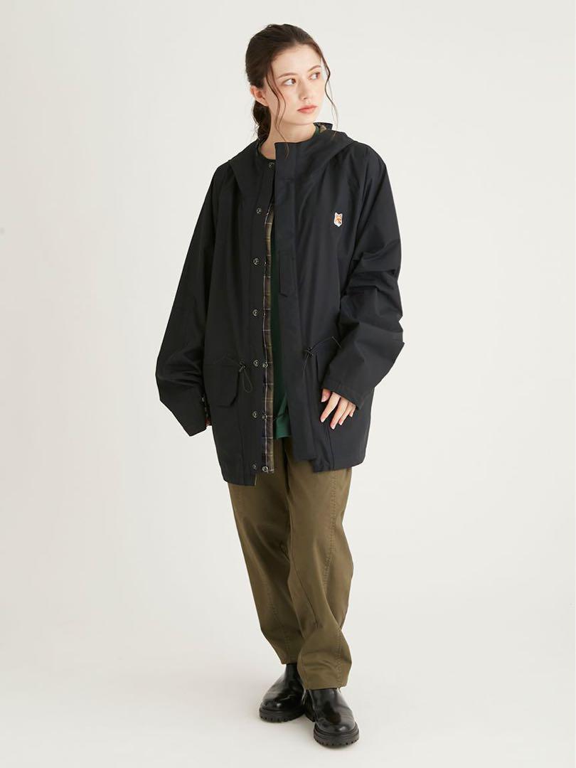 Barbour × Maison Kitsune ミリタリー フード ブルゾン