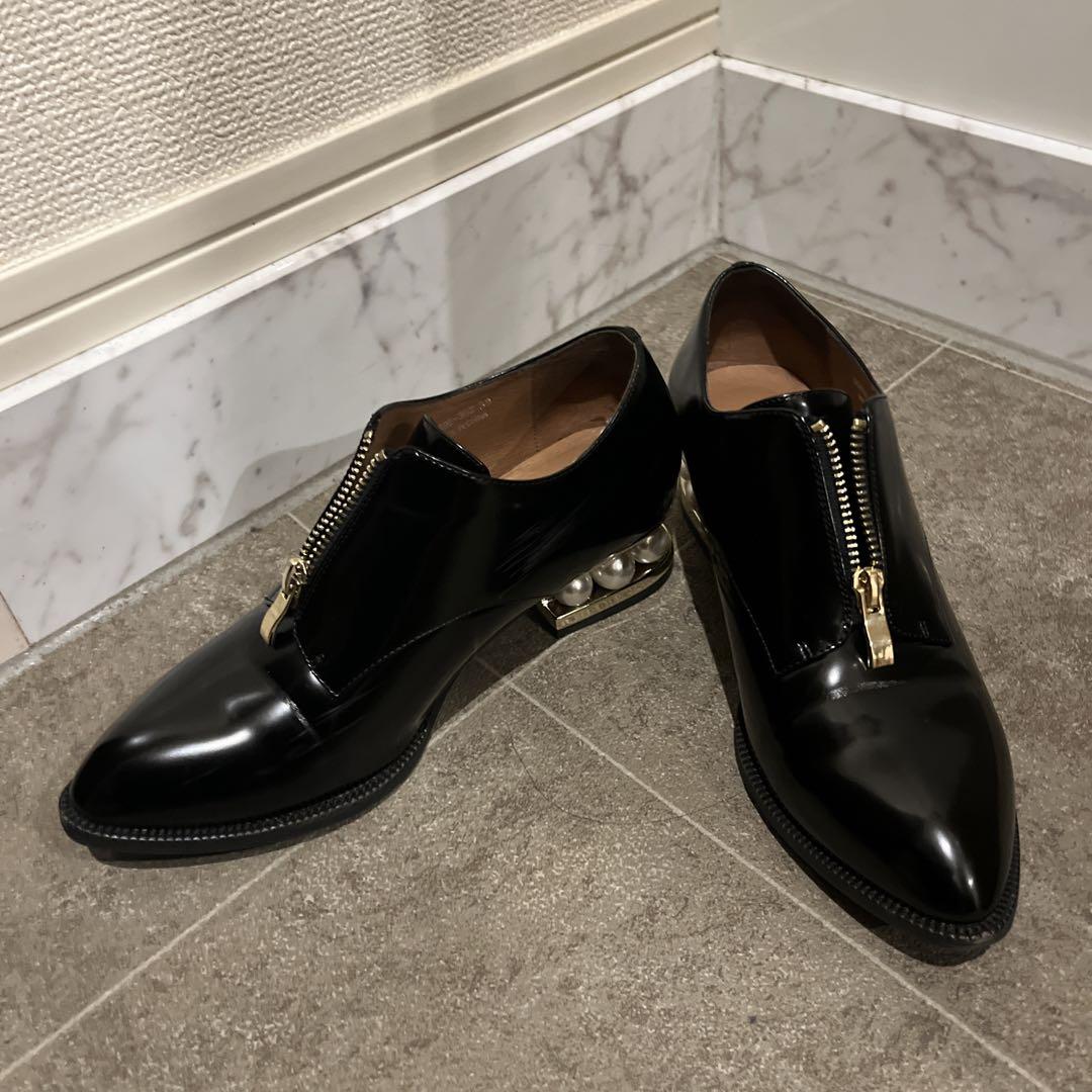 ジェフリーキャンベル Jeffrey Campbell  パールドレスシューズ