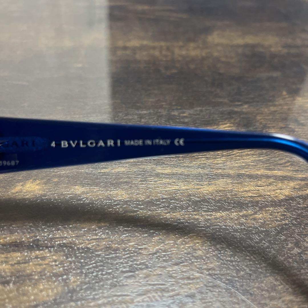 BVLGARI サングラス 青 キャットアイ デザイン - メルカリ