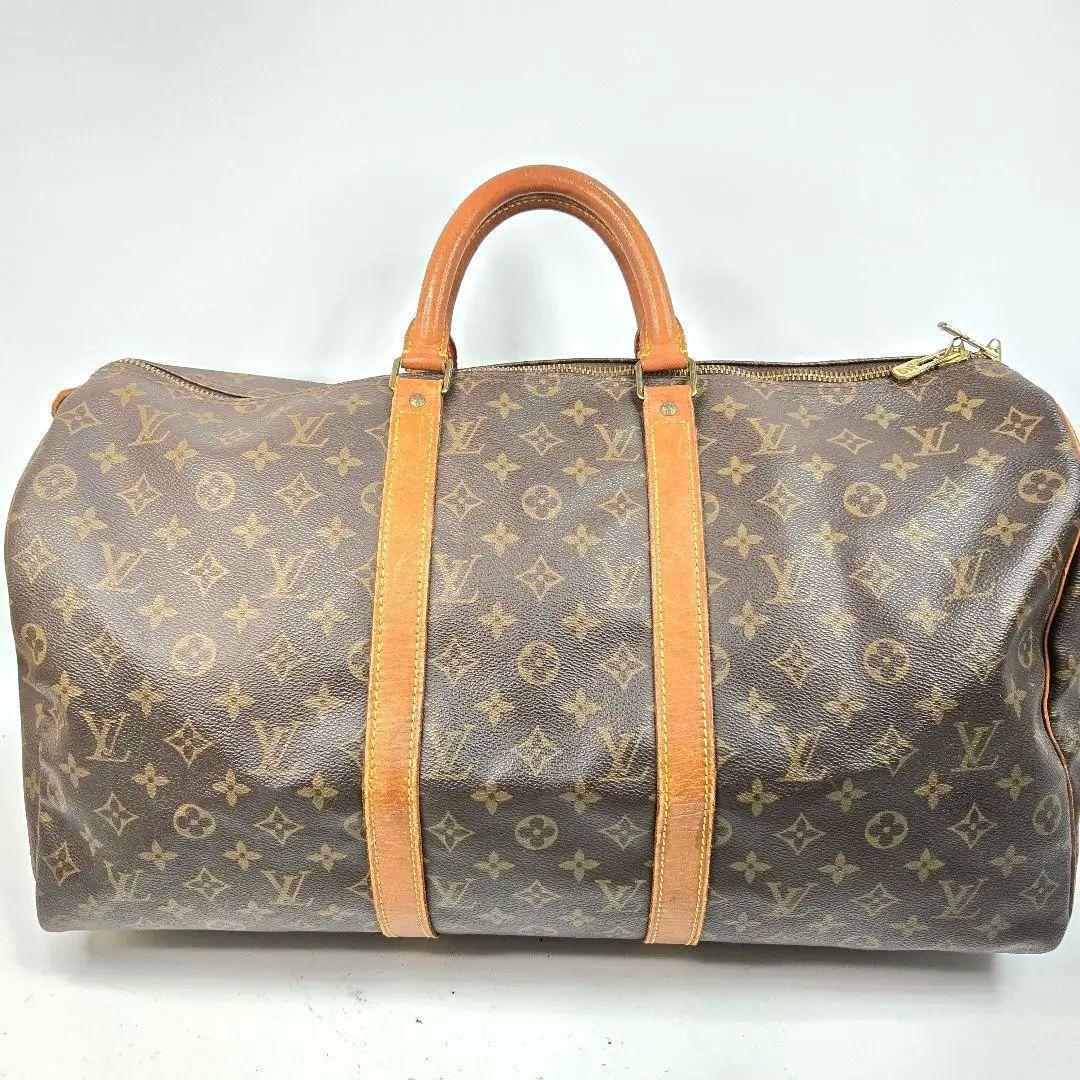 LOUIS VUITTON キーポル50 ボストンバッグ モノグラム 美品 LOUIS VUITTON モノグラム キーポル 50 ボストンバッグ