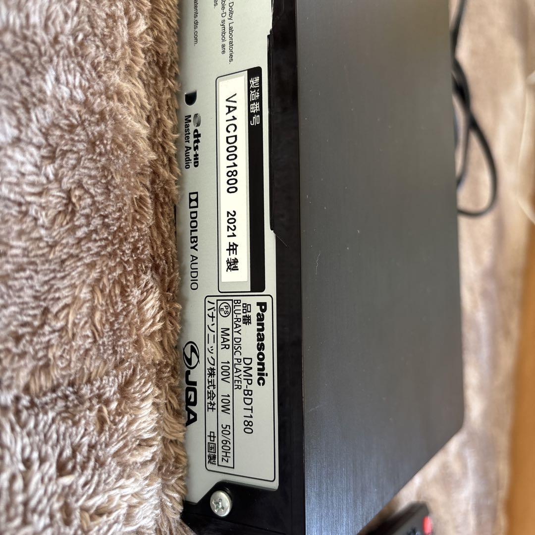 パナソニック DMP-BDT180 4K ブルーレイプレーヤー