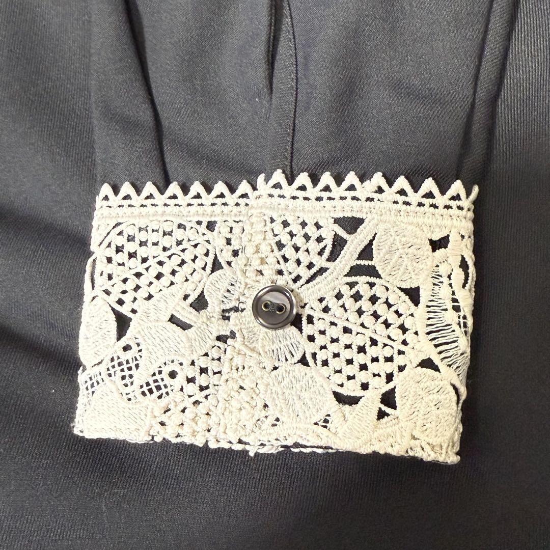 マーブルシュッド　刺繍シャツ フリル05CF069005