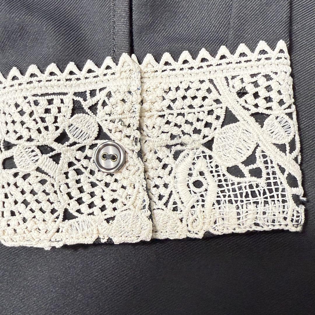 マーブルシュッド　刺繍シャツ フリル05CF069005