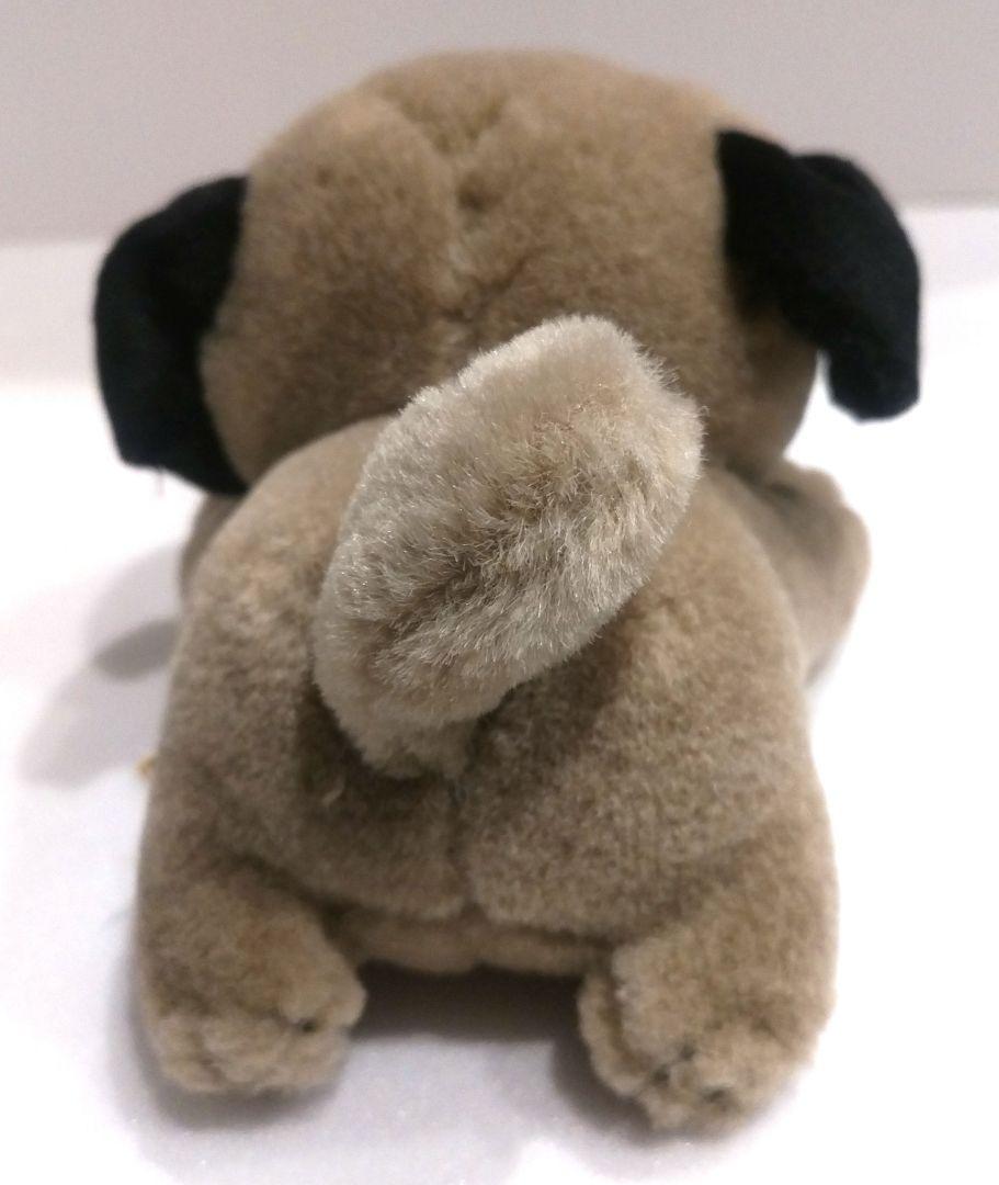 店内商品がすべてレジにて半額！！ 吉徳 YOSHITOKU ぬいぐるみ 寝そべり パグ 犬 いぬ Dog レトロ ぬいぐるみ