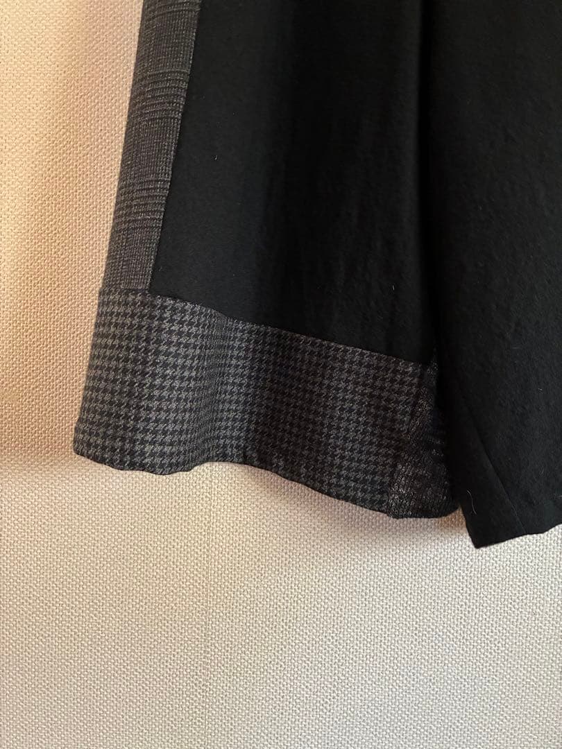 y's パッチワークデザイン サルエルパンツ 黒 y's パッチワークデザイン サルエルパンツ 黒