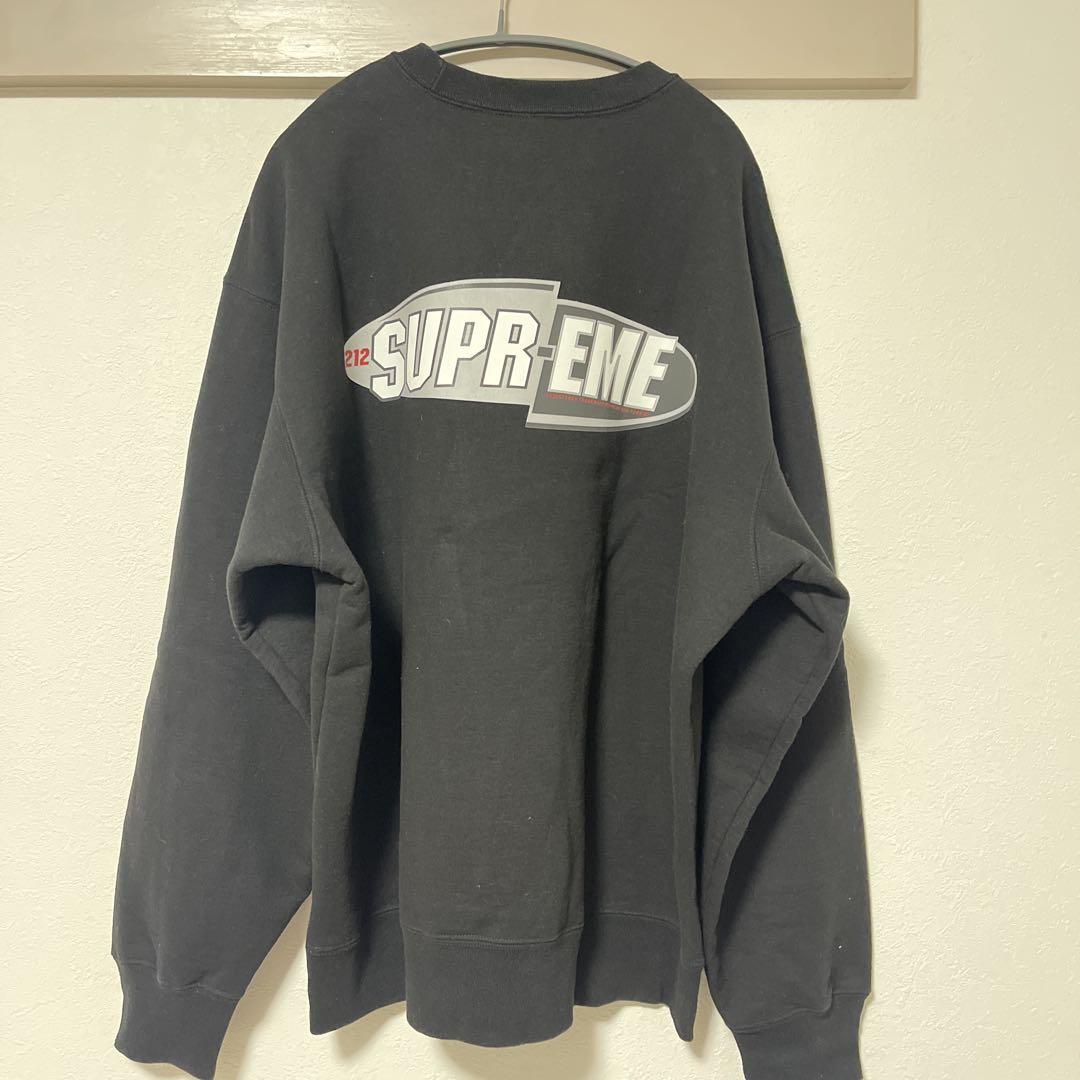 Supreme ブラック スウェット
