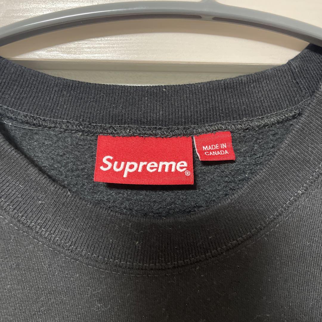 Supreme ブラック スウェット