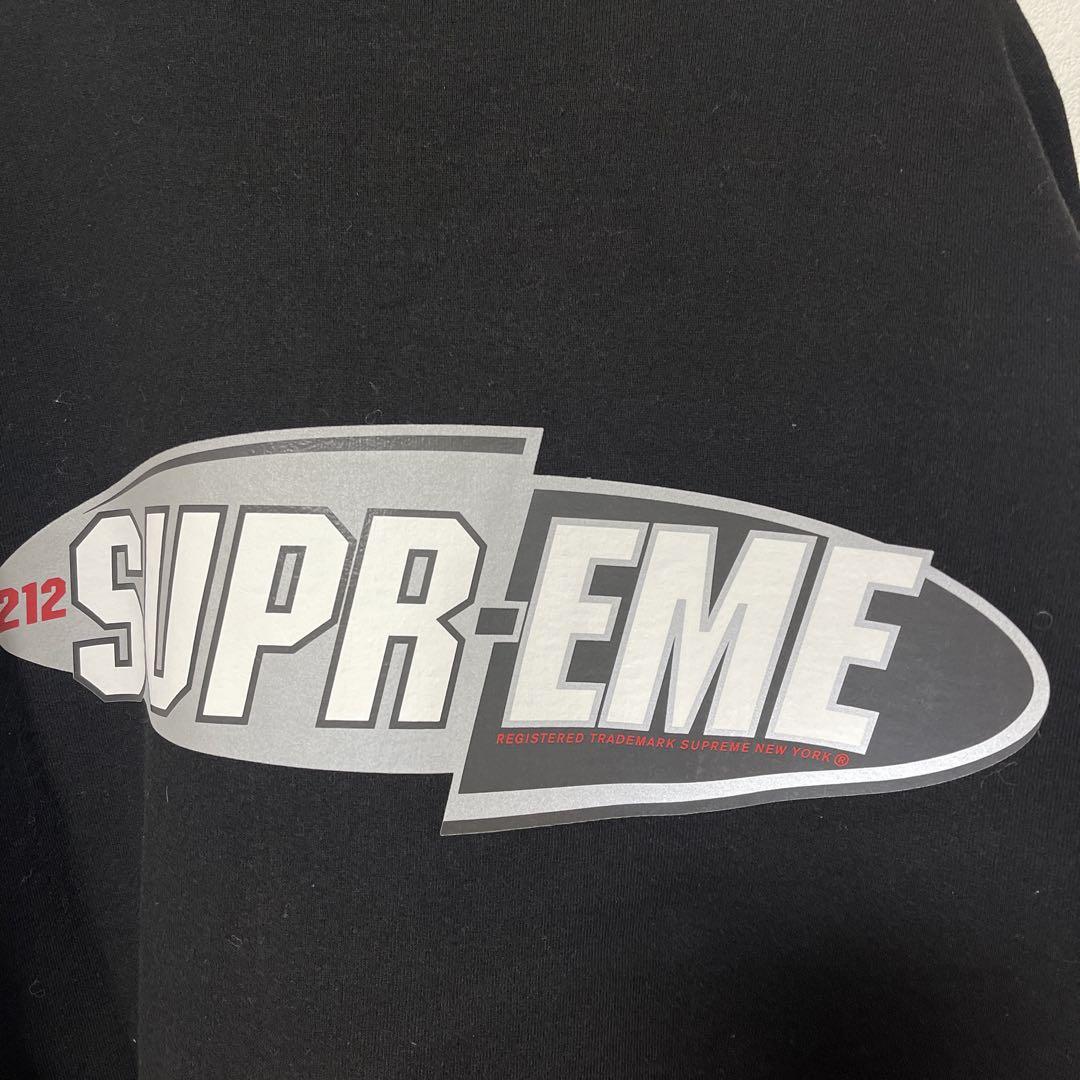 Supreme ブラック スウェット