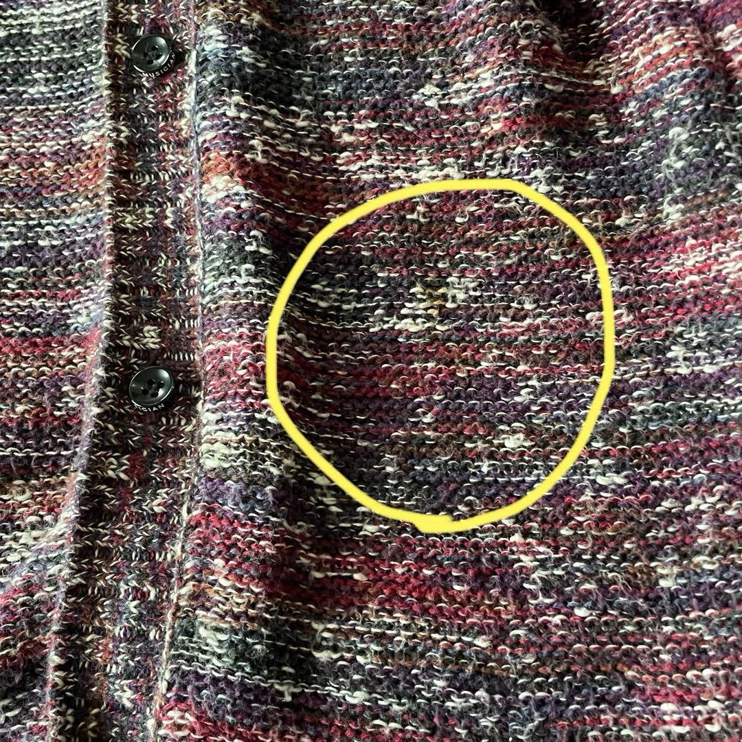 ✔︎即完売 LAD MUSICIAN MIXニット ロングカーディガン サイズ40