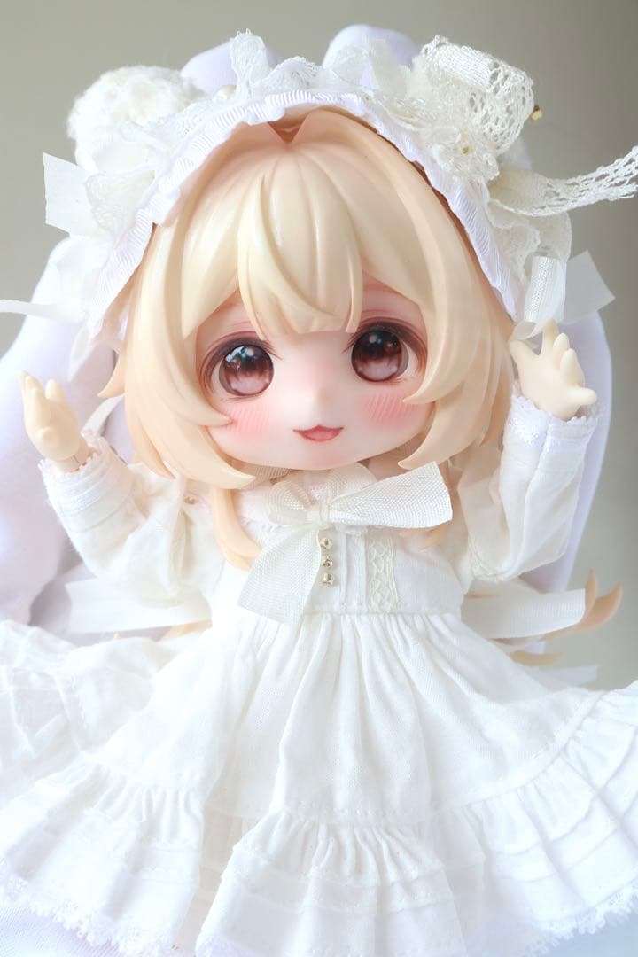 かすたむフェイス(cream)＋10mm相当自作アイ3点