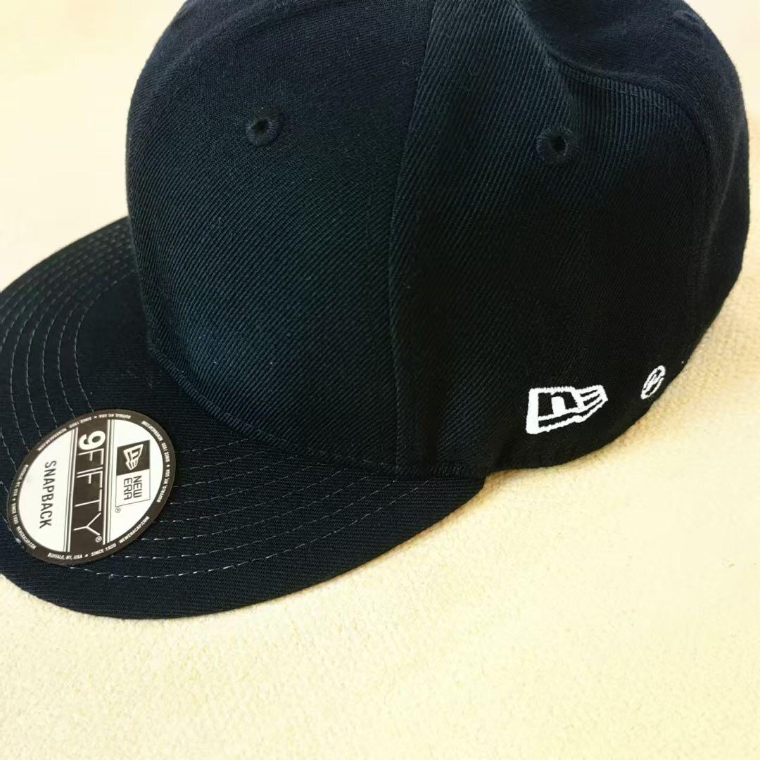 sacai × fragment × new era cap black