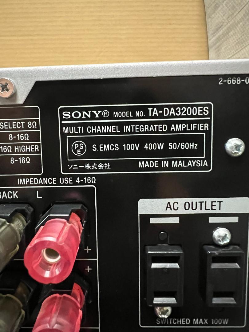 ハクSONY TA-DA3200ES
