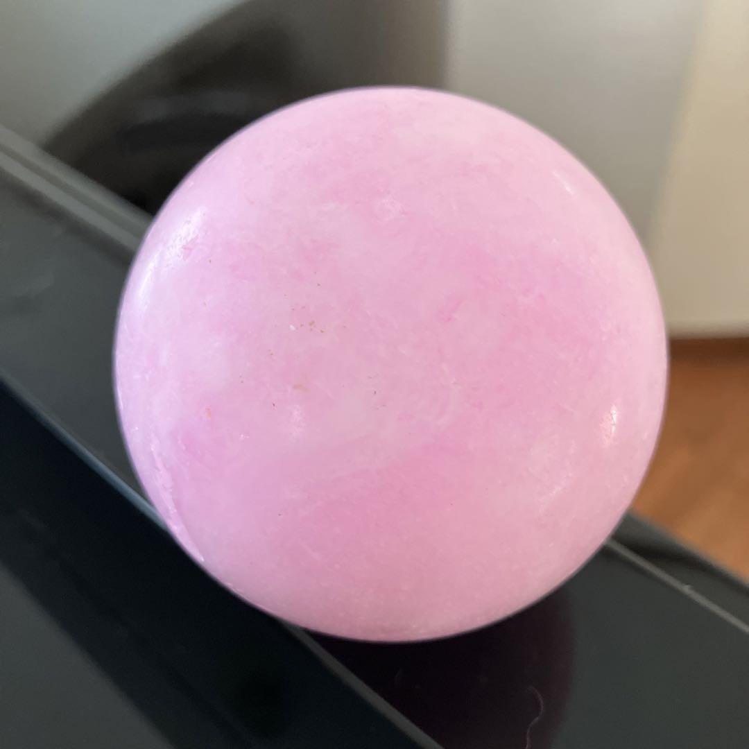 ナルさま専用珍！ピンクアラゴナイト　スフィア　天然石置物