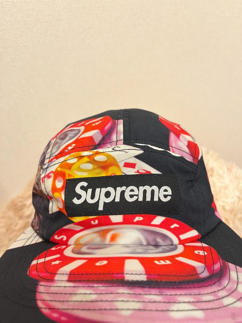 帽子 Supreme Casino Cap Black