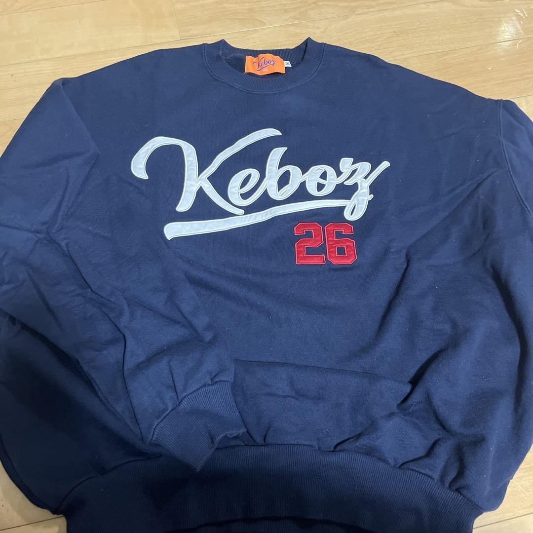 Keboz スウェットトレーナー M ネイビー ケボズ FROクラブコラボ