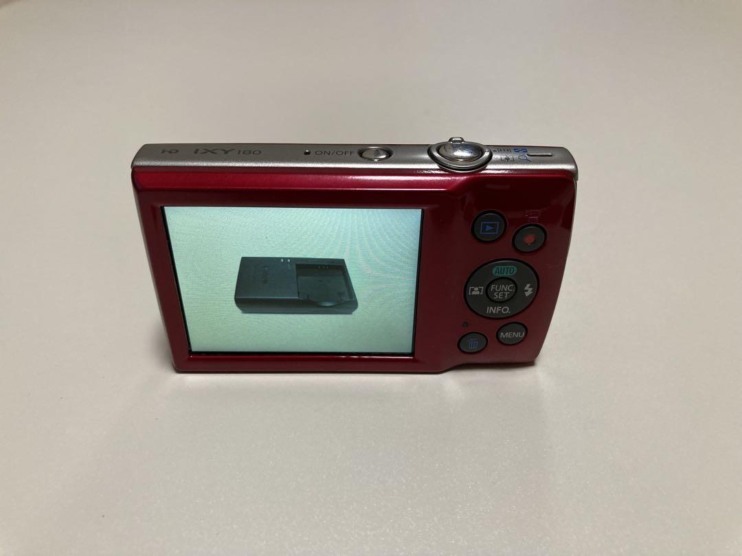 デジタルカメラ　Canon IXY 180 充電器＆SDカード付き8G Amazon | Canon デジタルカメラ IXY 180 レッド 光学8倍ズーム
