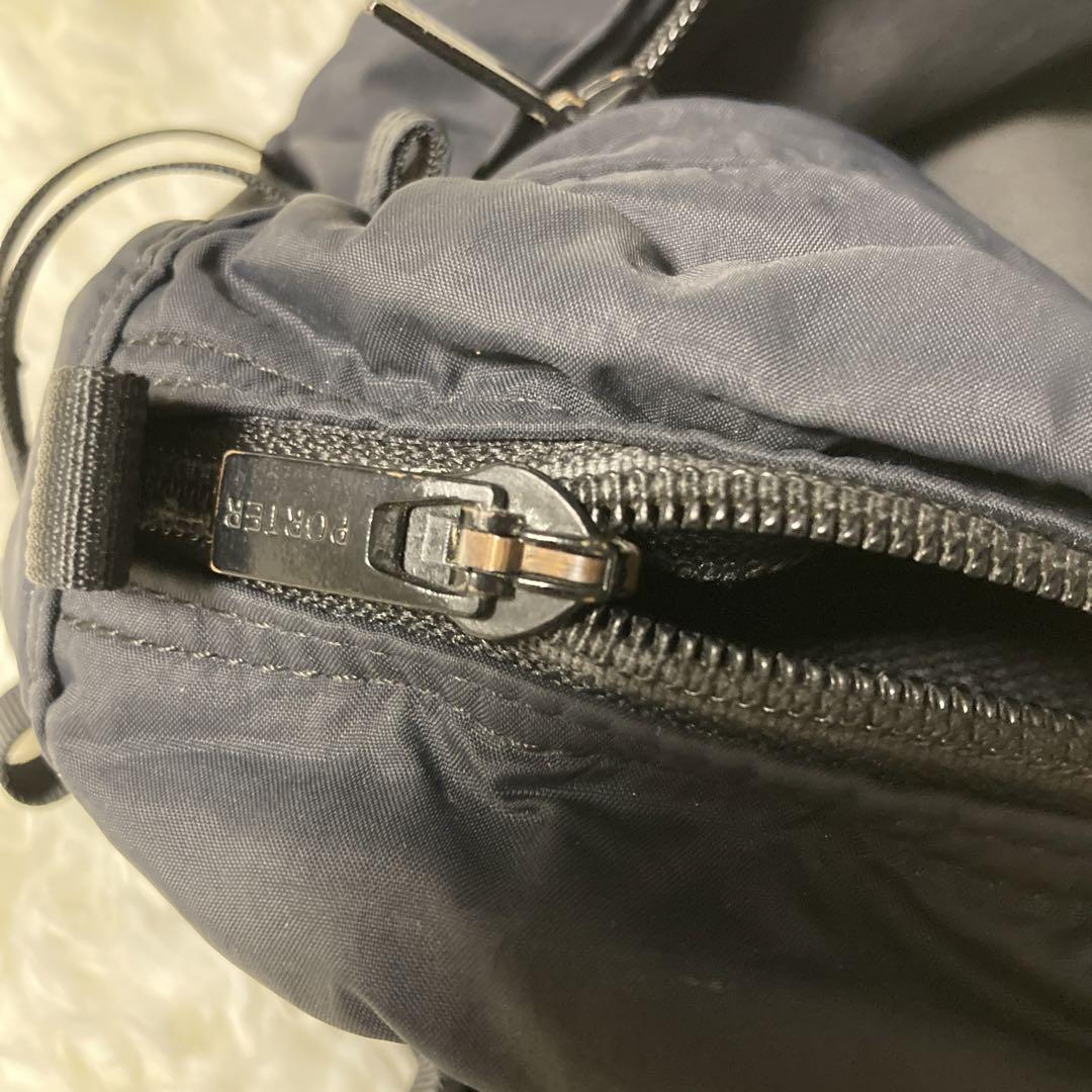 【美品】PORTER ボディバッグ ダークネイビー
