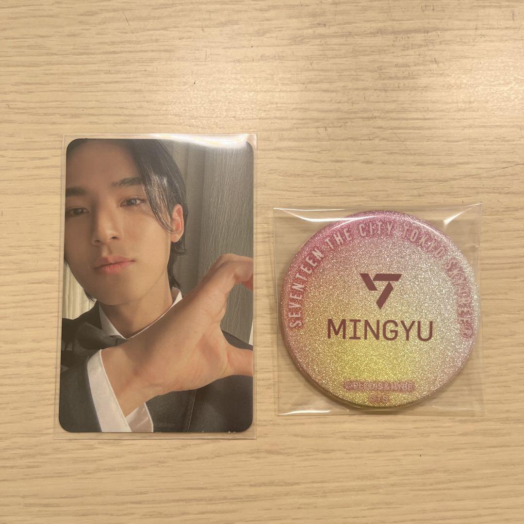 SEVENTEEN MINGYU ミンギュ トレカ 缶バッジ - メルカリ